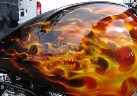 Airbrush Harley Davidson