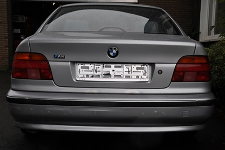 Heck des BMW 528i